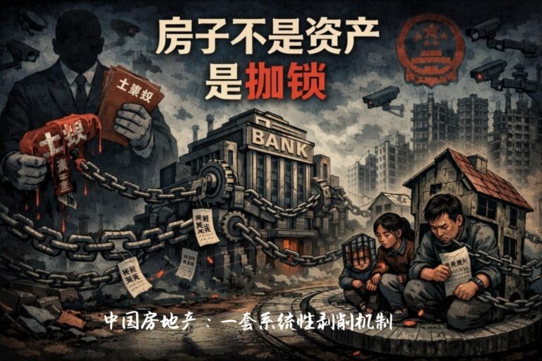 中国房地产：系统性的剥削工具