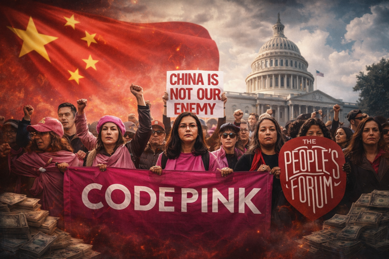 红色代码与人民论坛等美国极左组织受到来自中共资金的资助
